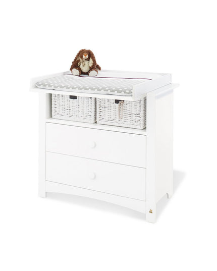 Startset 'Florentina' breed groot3 delen: ledikant, brede commode, grote kledingkast