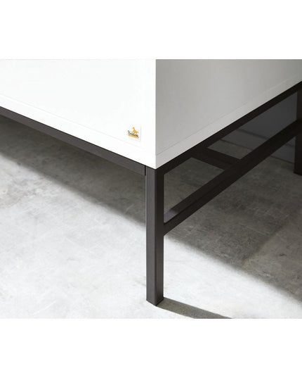 Startset 'Steel' extra breed groot3 delen: ledikant, extra brede commode, grote kledingkast