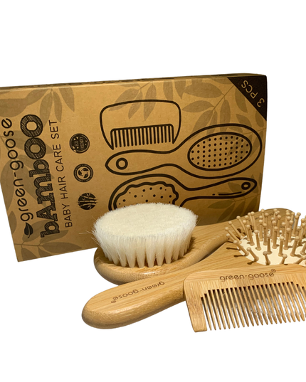 green-goose Baby Bamboe Haarverzorgingspakket babyverzorging