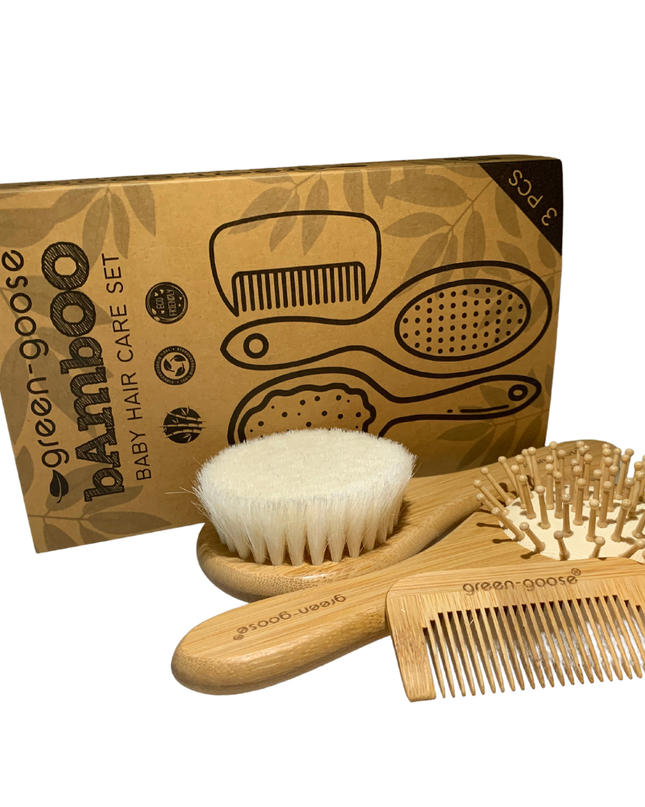 green-goose Baby Bamboe Haarverzorgingspakket babyverzorging