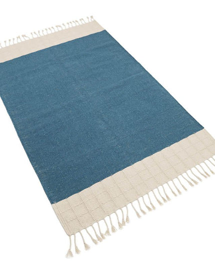 LUCIA BLEU eigentijds kindertapijt - Lucia Vloerkleed – 100% Gerecycled Materiaal, 100x150 cm