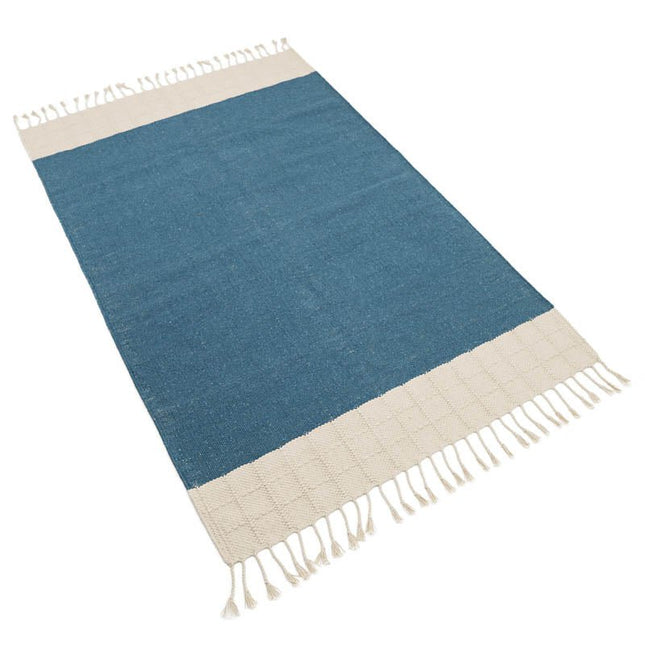 LUCIA BLEU eigentijds kindertapijt - Lucia Vloerkleed – 100% Gerecycled Materiaal, 100x150 cm