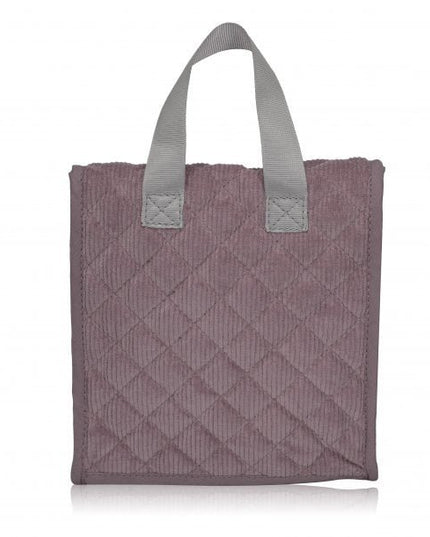 Poppen Eetsetje corduroy lila