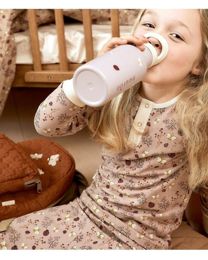 Sara nachtkleding-Zand - Bloemenbij - meisjes - Kinderpyjama