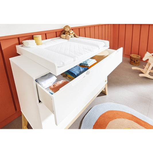Startset 'Bridge' extra breed groot3 delen: ledikant, extra brede commode, grote kledingkast