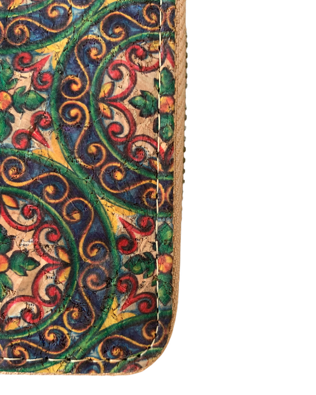 green-goose Kurk Dames Portemonnee - Circles