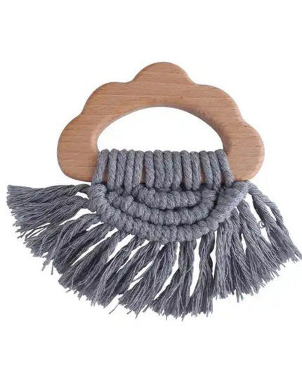 Zacht & Hard | BOHO Hout & Katoen Bijtring | PEBBLE