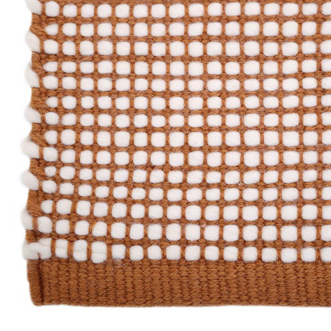 Bergen Caramel M – Eigentijds Wollen Vloerkleed 140x200 cm