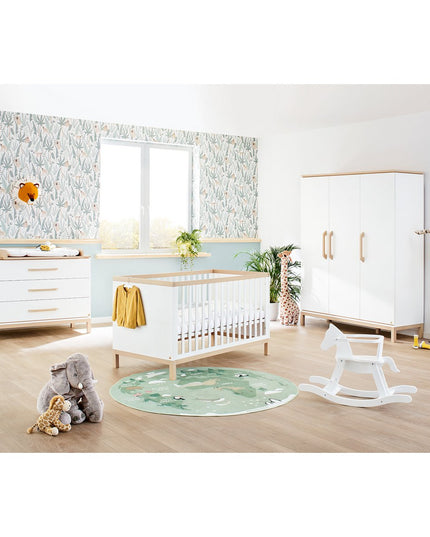 Startset 'Light' breed groot3 delen: ledikant, brede commode, grote kledingkast