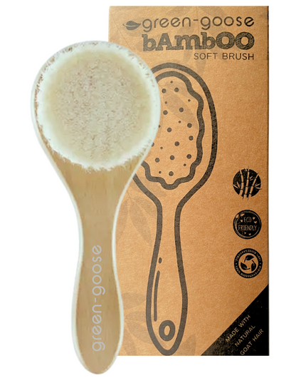 green-goose Baby Bamboe Haarborstel babyverzorging