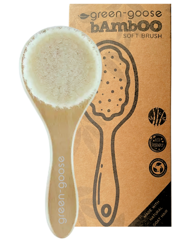green-goose Baby Bamboe Haarborstel babyverzorging