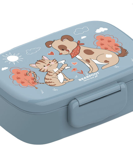 Lunchbox für Kinder mit Fächern, leicht und auslaufsicher – Dog &amp; Cat