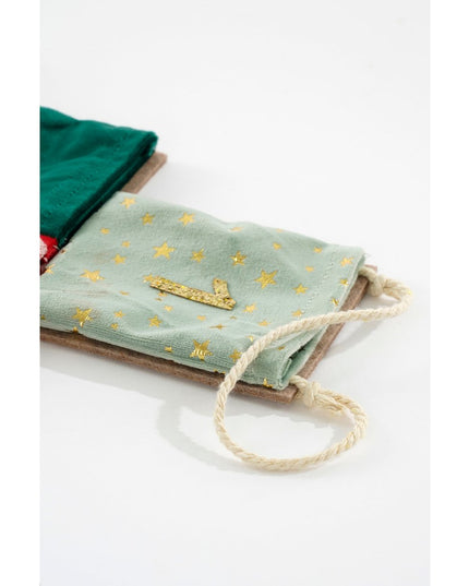 Adventskalender - L72 x B1 x H51 cm - Vilt - Groen, Rood kerst 2025