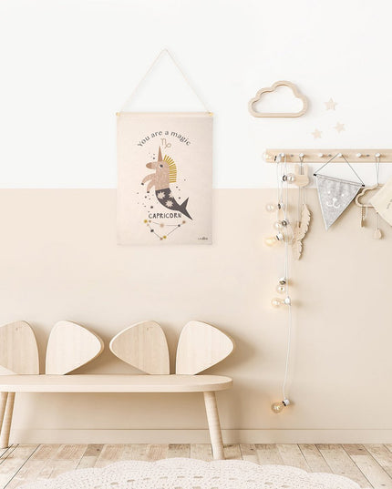 KLEINE STEENBOK kinderkunst aan de muur sterrenbeeld steenbok - Wanddecoratie