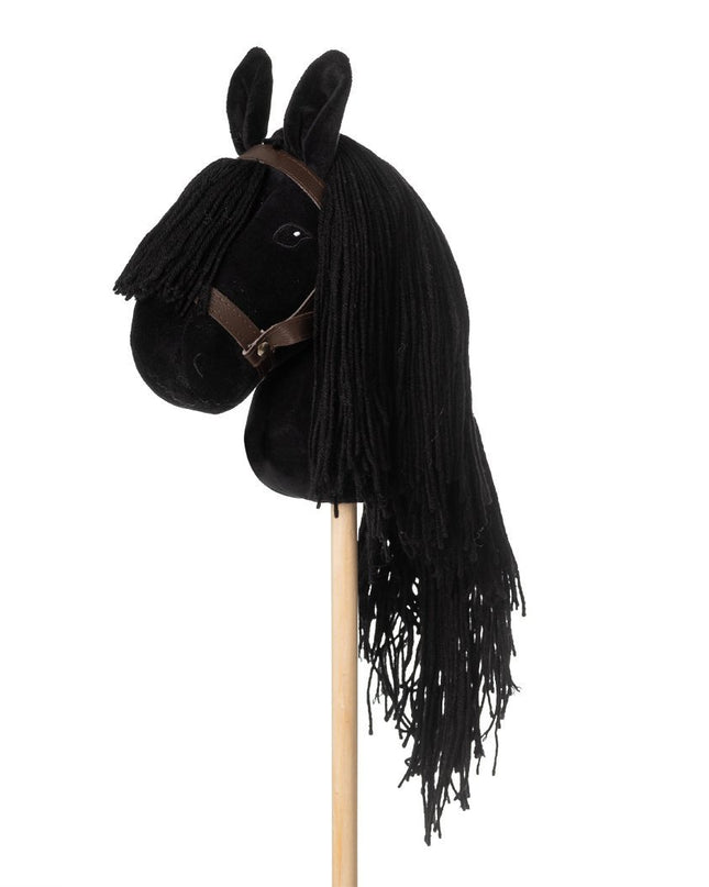Stokpaard zwart - Hobbyhorsing