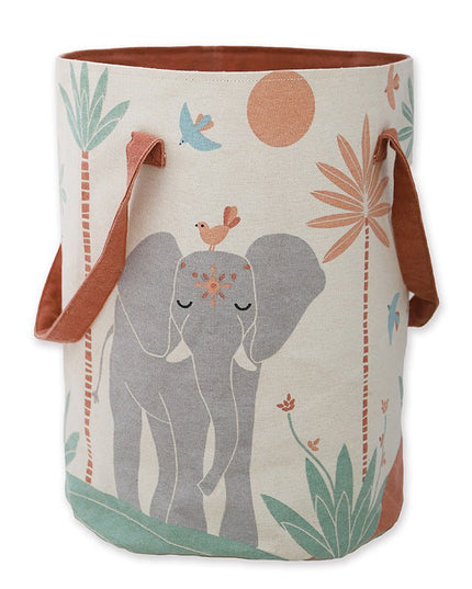 Malena – OEKO-TEX Katoenen Kinderopbergmand (Ø 30 × H 40 cm)