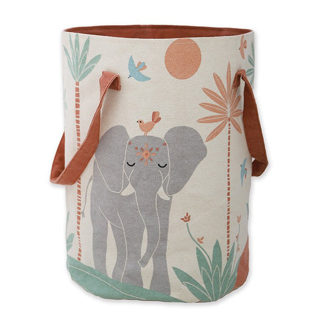 Malena – OEKO-TEX Katoenen Kinderopbergmand (Ø 30 × H 40 cm)