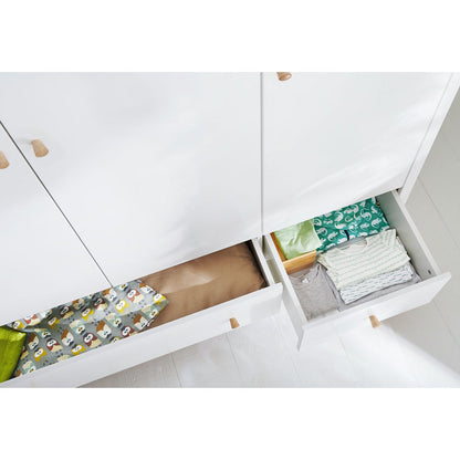 Startset 'Pan' extra breed groot3 delen: ledikant, extra brede commode, grote kledingkast