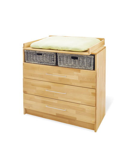 Startset 'Natura' breed groot3 delen: ledikant, brede commode, grote kledingkast