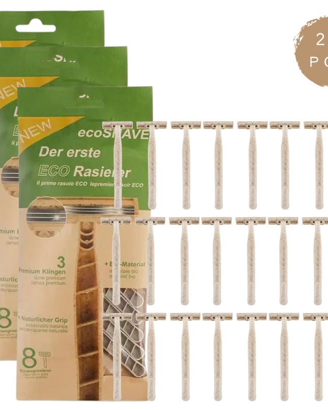 green-goose Bio-based Scheermesjes | 24 Stuks
