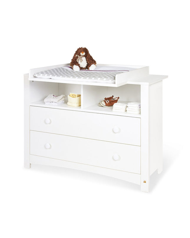 Startset 'Florentina' extra breed
2 delen: ledikant, extra brede commode