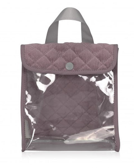 Poppen Eetsetje corduroy lila