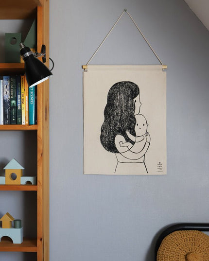 Abrace – Kinderwanddecoratie van Marta Abad Blay - Wanddecoratie