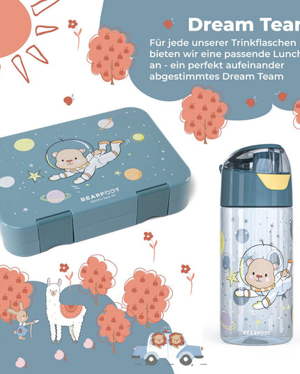 Leichte Kinder-Trinkflasche – Astronautenbär
