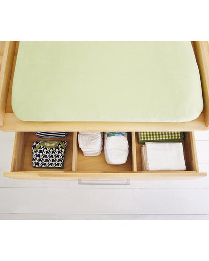Startset 'Natura' breed groot3 delen: ledikant, brede commode, grote kledingkast