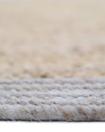 YHUKI TAUPE L jute- en wollen vloerkleden