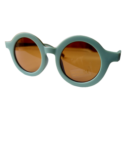 Zonnebril retro groen kids | Kinderzonnebril - zomer26