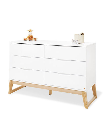 Startset 'Brug' extra breed3 delen: ledikant, extra brede commode, 2-deurs kledingkast