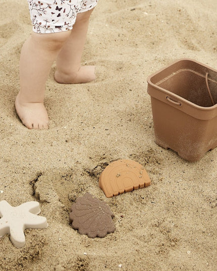 Millan siliconen strandset - Bruine kleurenmix - zomer26