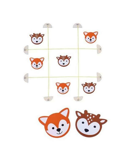 Reuze Boter, Kaas en Eieren -  vos en rendier puzzelstukjes
