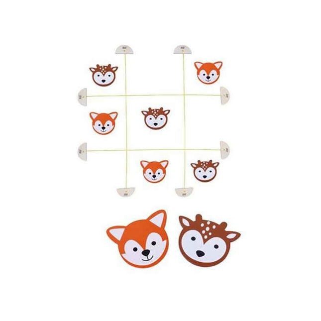 Reuze Boter, Kaas en Eieren -  vos en rendier puzzelstukjes