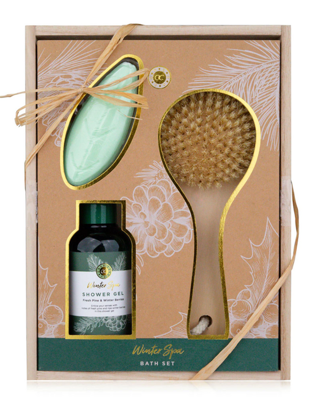 green-goose Giftset Bad XL - Fresh Pine & Winter Berries