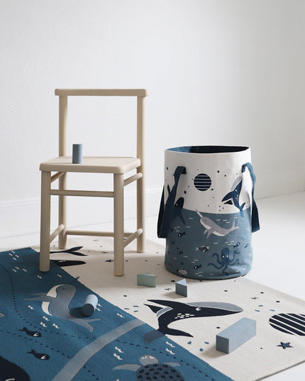 Little Deep Blue Opbergmand – OEKO-TEX gecertificeerd katoen