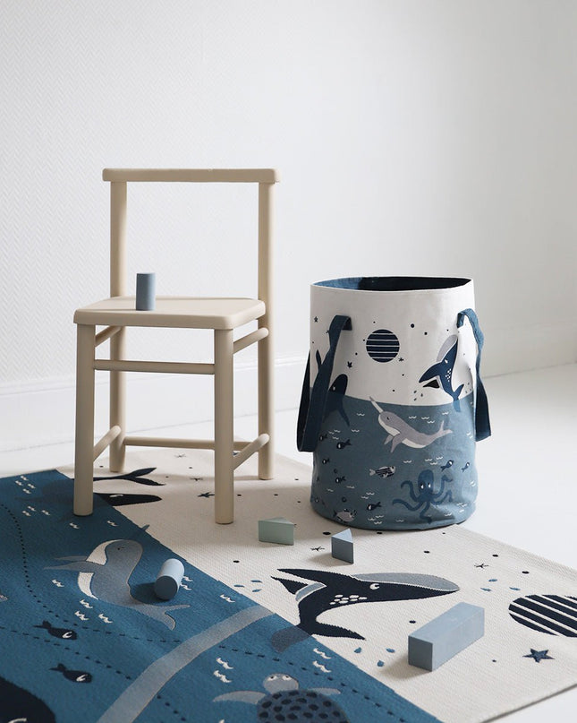 Little Deep Blue Opbergmand – OEKO-TEX gecertificeerd katoen