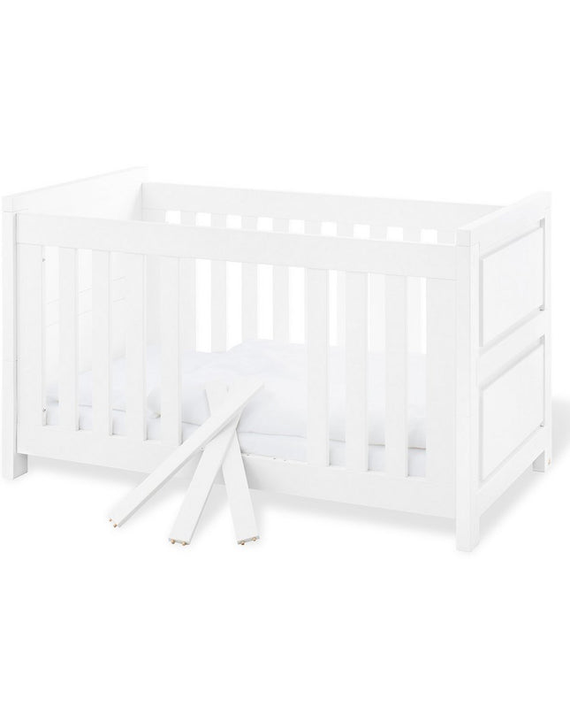 Startset 'Melk' extra breed
2 delen: ledikant, extra brede commode
