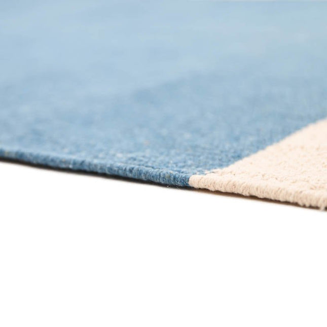 LUCIA BLEU eigentijds kindertapijt - Lucia Vloerkleed – 100% Gerecycled Materiaal, 100x150 cm