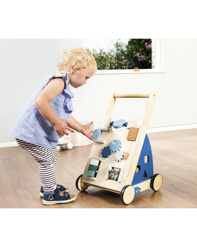 Activiteitenwandelaar 'Titus', blauw babywalker