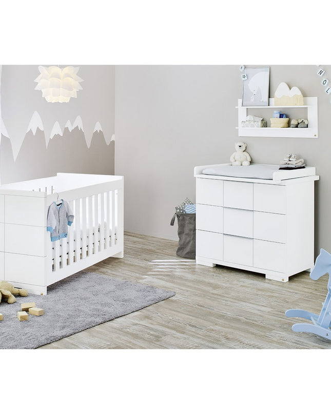 Startset 'Polar' breed
2 delen: ledikant, brede commode