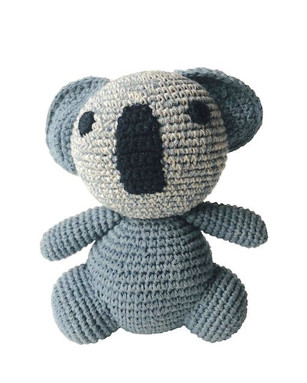 Luna-Leena koala Tommy knuffel - biologisch katoen - handgehaakt in Nepal