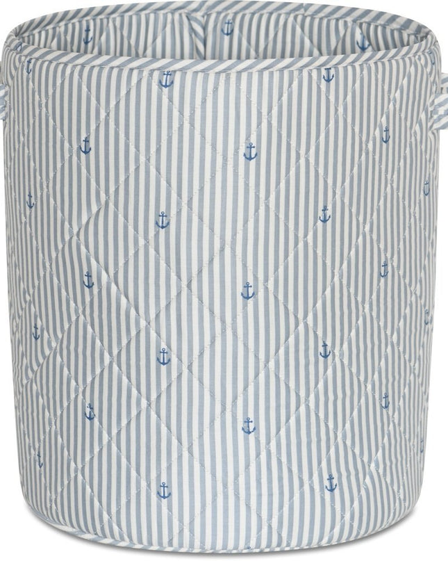 Moe gewatteerde opbergmand-groot- stripe-anchor