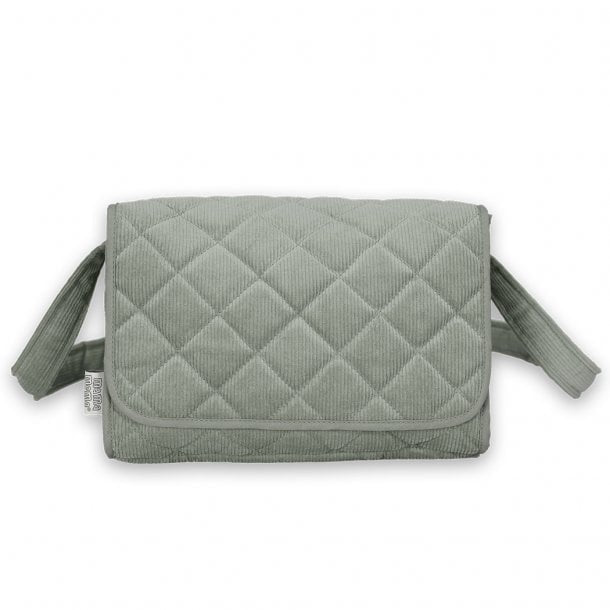 Poppen Verzorgingstas corduroy mint