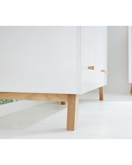 Startset 'Pan' extra breed groot3 delen: ledikant, extra brede commode, grote kledingkast