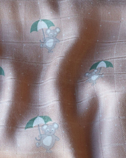 Bamboe mousseline inbakerdoeken 2st. Umbrella