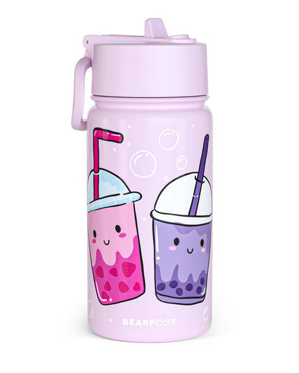 Thermo children's drinking bottle stainless steel - water bottle - thermo - BubbleTea purple
