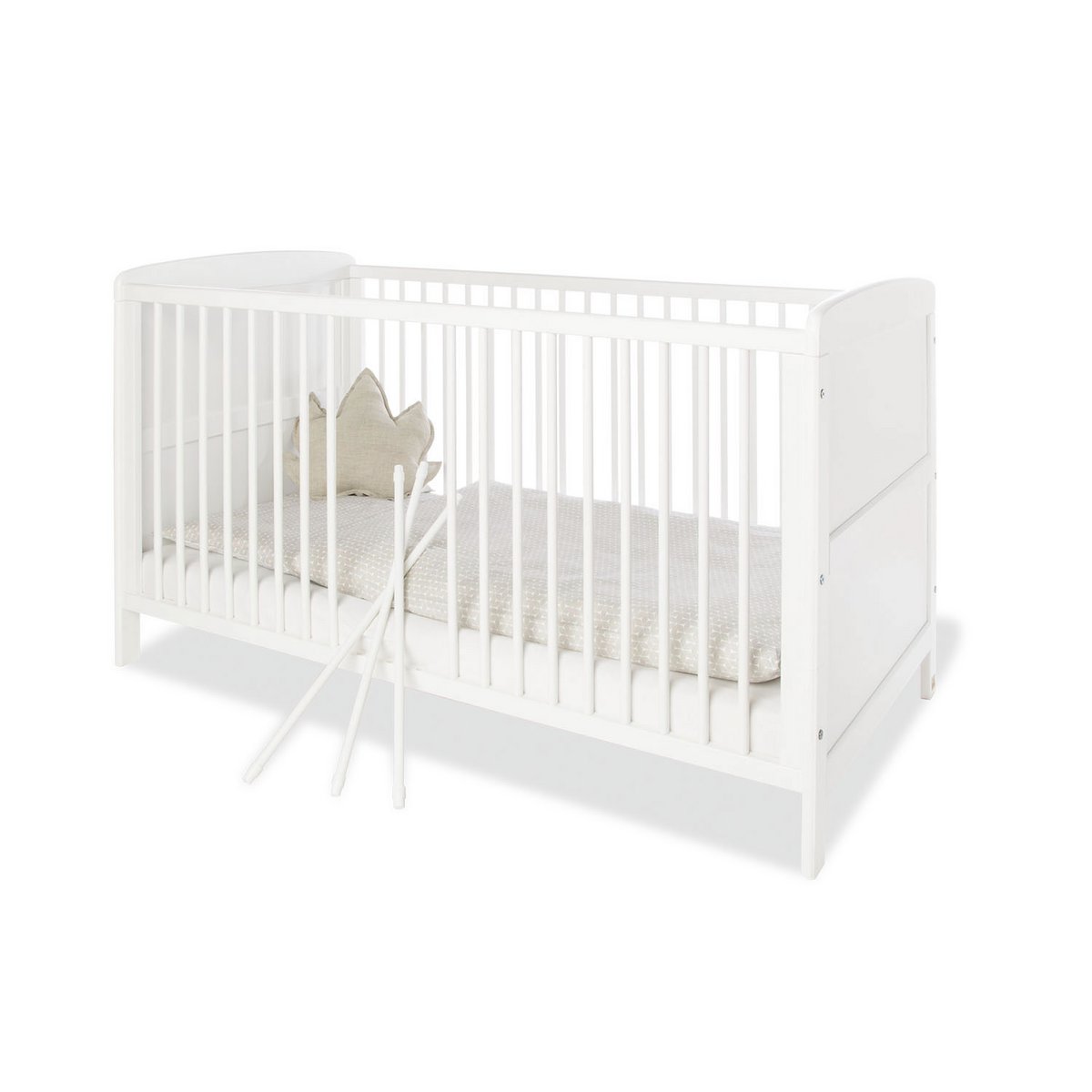 Startset 'Viktoria' breed3 delen: ledikant, brede commode, 2-deurs kledingkast