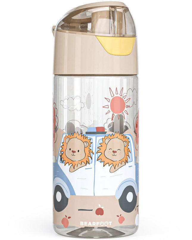 Children's water bottle, lightweight water bottle - police lions